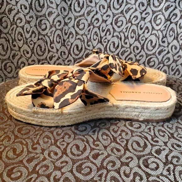 SOLD!!! LOEFFLER RANDALL Daisy Espadrille Platform Sandals - Size 39 - Picture 5 of 9